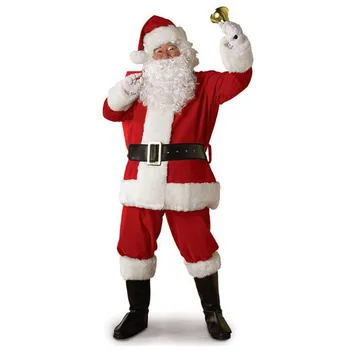 Modno Oblikovanje Vroče Prodaje Božični Kostum za Santa Claus Obleko za Moške, Božična Obleka