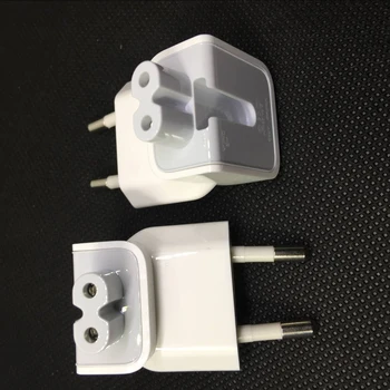 Resnično Steno AC Snemljiv Električne Euro napajalni kabel EU Plug Raca Glavo za APPLE USB Polnilec za Prenosnik Prenos Power Adapter