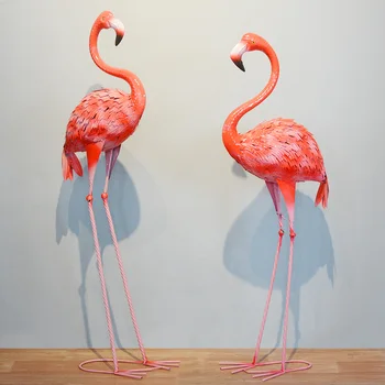Vrtni Okras Pribor Vrt Velik Železa Umetnosti Flamingo Kiparstvo Poroka Okraski Doma Dekor Obrt Kip Darila