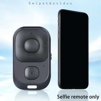 Mini Brezžična Selfie Daljinski upravljalnik Bluetooth, združljiva Sprožilec, Fotoaparat, Telefon samosprožilec obračajo Strani Upravljavca
