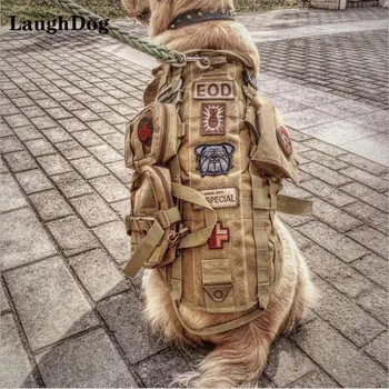 K9 Taktično Big Dog Pas Vojaški Taktični Jopič Za Srednje Velike Pse Nastavljiv Vojske Usposabljanja Na Prostem Lov Trajne Najlon