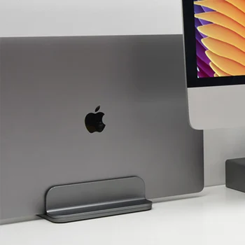 Aluminij Prenosno stojalo za Navpično Nastavljiv Laptop Stand Gori Podporne Baze Nosilec za M1 MacBook Pro Air MAC Mini Stojalo za ipad