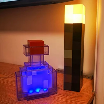 Nova Otroška Steklenička Light Color-Spreminjanje LED Lučka Brownstone Svetilko Led Nočna Lučka za dnevno Sobo, Spalnica Doma Stranka Decors Otroci