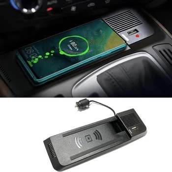 15W Avto QI mobilnega telefona polnjenje hitro polnjenje polnilnik pad plošča polnjenje držalo za Audi A4 B8 B9 A4 Allroad A5 S5 RS5 V5 SQ5