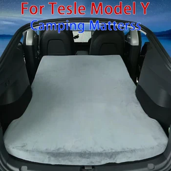 Za Tesla Model Y Avto Kampiranje Vzmetnice Zadnje Spanje Trunk Mat Potovanja, Kampiranje Potovanja Na Prostem Blazine, Dodatki