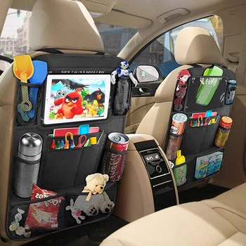 Avto Backseat Organizator Samodejno Shranjevanje Žepi Avtomobilski Sedež Nazaj Za Varovanje Sluha Avtomobilski Sedež Organizatorja Otroke Avto Oprema