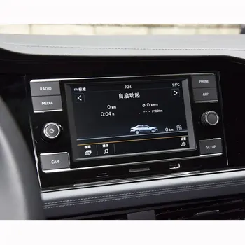 Kaljeno Steklo Screen Protector Film Za Volkswagen Taos 2022 za 6,5 palčni Avto GPS Navigacijski Zaslon instrumenta nadzorni Plošči zaščitnik