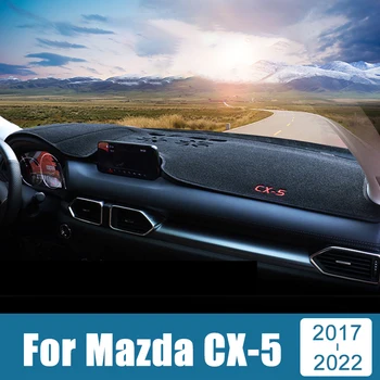 Za Mazda CX-5 CX5 CX 5 KF 2017 2018 2019 2020 2021 2022 Avto nadzorna plošča Pokrov Mat Izognili Svetlobe Pad Anti-UV Primeru Preprogo Dodatki