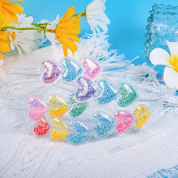 Nove Prodajne Sweet Candy Barve Ljubezni Risanka Pika Cvetje Otrok Srčkan Princesa Hairband za Ženske, Dekleta Pribor Pokrivala