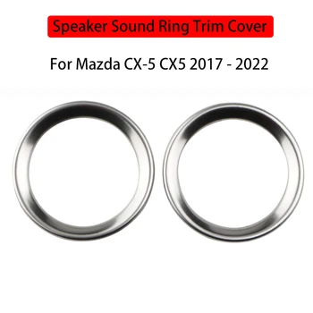Daefar za Mazda CX-5 CX5 2017 - 2022 Zvočnik Zvočne Obroč Trim Pokrovček iz Nerjavečega Jekla za Dekoracijo Notranjosti Ornamenti Dodatki