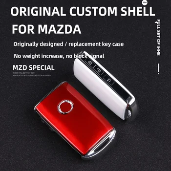 Mazda 3 CX30 CX5 CX8 MX-30.CX-3 Tipka za Sodno Varstvo Ključ Zajema Lupini Keychain Obroč Avto Zaščitna Oprema