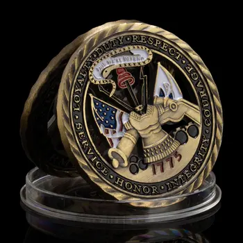 1775 United states Army Spominski Kovanec To Bomo Brani NAS Vojske, Temeljne Vrednote Zbirateljske Bronasti Kovanec Kovanec Izziv