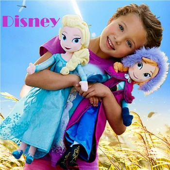 40 CM Disney Zamrznjen Sneg Kraljica Elsa Lutka Princesa Anna Elsa Lutka Igrače Elza Kawaii Polnjene Plišastih Igrač za Otroka Darilo za Rojstni dan