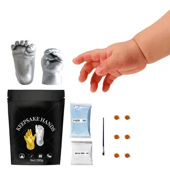 Baby 3D Ročno Litje Kit - Malčke Strani Stopala Modeliranje Kompleti za Varno Baby Litje Komplet Za Izdelavo 3D Roke In Noge Mavčni Odlitki