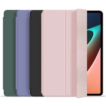 Za Xiaomi Pad 5 Primeru Slim Magnetno Stojalo Mehko TPU Smart Cover s Samodejnim Wake/Spanja za Xiaomi Mi Pad 5 Pro 11 2021 Tablet Funda