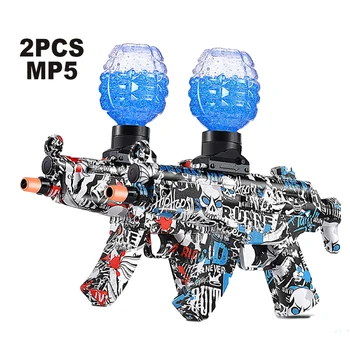 Električni MP5 Vode Kroglice Gel Blaster Pištolo Igrače Avtomatsko Zračno Pištolo Orožje Prostem Zabavno Športne Igre za Otroke Varnost Streljanje