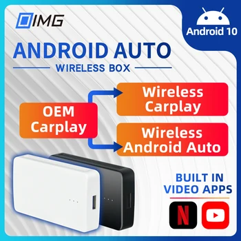 Android 10 Brezžični Android Auto Adapter za Brezžični Carplay Ključ Carplay ai Polje Večpredstavnostna Polje Za VW Audi Kia Toyota, Honda, Fiat,