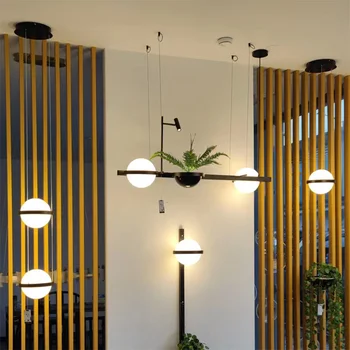 LED dekorativne rastline lestenec ustvarjalne kmečko spraviti lestenec za dnevna soba jedilnica cafe bar kuhinja umetnosti style luči