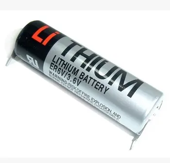 Original ER6V 3,6 V litij baterija ER6V PLC baterije s spajko metrov Polnilna Li-ion Celice