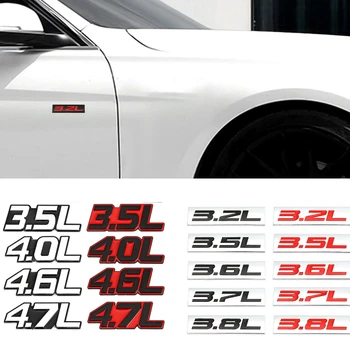 Avto Premik Kovinske Nalepke za Honda, Skoda Dodge Kia Bmw, Nissan Audi 3.0 L 3.2 L 3.5 L 3.6 3.7 L L 3.8 4.0 L L 4.6 4.7 L L Logotip Nalepko