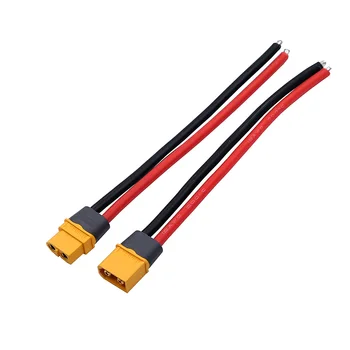 Amass XT60 Priključite Kabel Podaljšek za RC Baterijo/ ESC FPV Kabel, AWG# 12 Kremena 15cm Kabla
