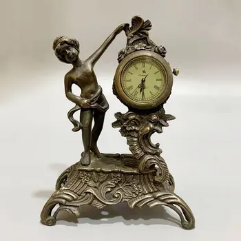 Klasična 1886 starinsko izdelave mehanska ura vse baker Evropske-slog tabela ura home office namizno dekoracijo darilo