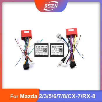 Ožičenje Pas 16 PIN Canbus Polje Adapter Za Mazda 2/3/5/6/7/8/CX-7/RX-8 in Android Avto Radio Kabel