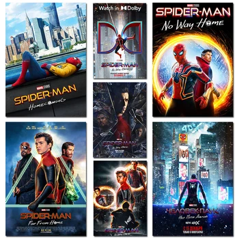 Disney Film Spider Man, Plakati, Dnevna Soba Slika Cafe Plakat Sodobno Dekoracijo Chambre Stenski Dekor Slikarstvo Otroci Dekleta Darilo