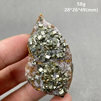 NOVO! 100% naravni Pyrite raste na fluorite mineralnih osebkov kamni in zdravilnimi kristali kristali kremena dragih kamnov