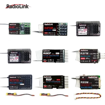 Radiolink 2,4 GHz R4FGM R6FG R6F R7FG RC Sprejemnik Žiro Znotraj RC Avtomobili, Čolni Deluje Oddajnik RC4GS V2 RC6GS V2 T8FB T8S