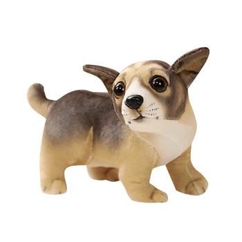 5 Slogi Visoke Kakovosti Simulacije Pes Plišastih Igrač Polnjene Veren Buldog Beagle Chihuahua Kuža Lutke Doma Dekor Rojstni Dan Darila
