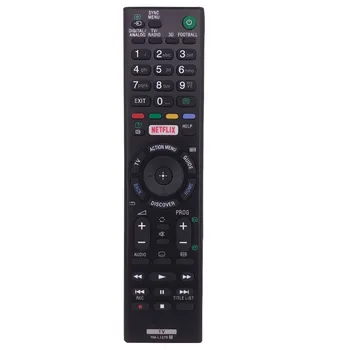 Novo Reolacement RM-L1275 Za Sony TV Daljinski upravljalnik RMT-TX100D RMT-TX200E KD-43X8305 KD-43X8307 KDL-43W808C KDL-50W755C Netflix