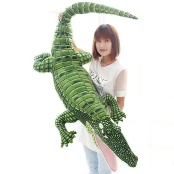 105-195 cm velike Plišaste Živali Resničnem Življenju Aligator Plišastih Igrač Simulacije Krokodil Lutke Kawaii Blazino za Otroke Xmas Darila