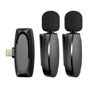 Lavalier Brezžični Mikrofon Za Snemanje Mini Mike Ni App Potrebno Strokovno Brezžični USB Mikrofon MIKROFON Za Iphone android