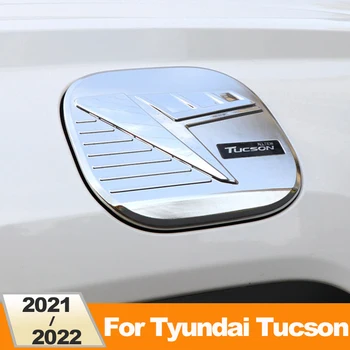 Za Hyundai Tucson 2021 2022 2023 NX4 Hibridnih Avtomobilov, Ogljikov Pokrovček Rezervoarja za Gorivo Plin Vrata Skp Olje Vrata Trim Okrasni Pokrov Dodatki