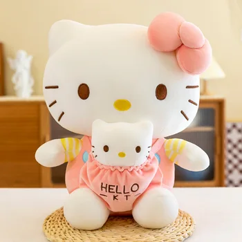 Anime Sanrio Kawaii Srčkan Hello Kitty Ustvarjalne Plišaste Lutke Plushies Blazino Darila Plišastih Igrač Za Otroke Rojstni Dan Dekleta Peluches