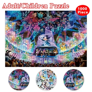 Jigsaw Uganke Disney Risank 500 Kos Odraslih Sestavljanke Zabavno Družinsko Igro Intellective Izobraževalne Igrače Diy Doma Dekoracijo