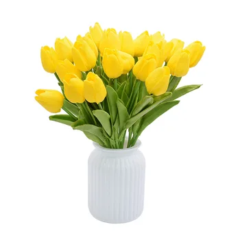 20pcs PU pene Tulipanov Ponaredek Šopek rož za Poročno Dekoracijo Domov DIY Umetne Rože Dekor simulacije Tulipanov