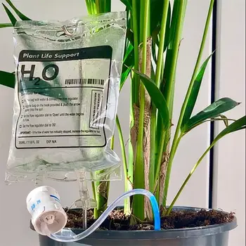 Samodejno Zalivanje Dripper Infuzijo Vrečko Nastavljiv Rastlin Cvet Vode v Gospodinjstvu Nastavljiv Rastlin Cvet Kapljično Namakanje 350 ml