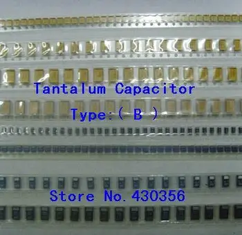 10PCS Tantalovih Kondenzatorjev Vrste:B 105 1UF 50V 105T
