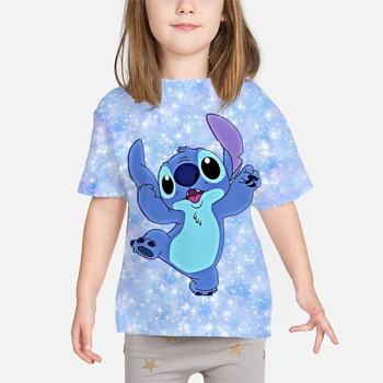 Otroci Disney Oblačila šiva majice Za Fant Dekle Otroka Otroci Vrhovi Kratkimi Rokavi Dojenček Harajuku 3D Tshirt smešno Oblačila Kostum