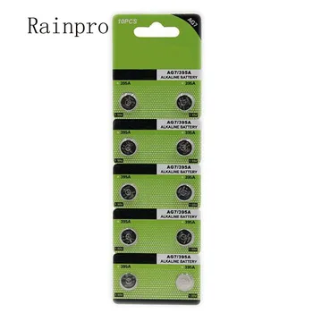 Rainpro 10PCS/VELIKO AG7 LR927 395 SR927SW 195 399 gumb baterija za uro.