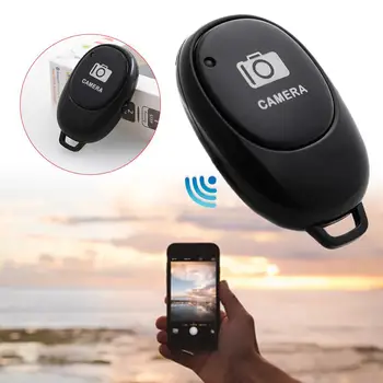 Bluetooth Gumb Za Daljinsko Upravljanje Brezžični Krmilnik Samosprožilec Kamera Palico, Sprostitev Zaklopa Telefon Monopod Selfie