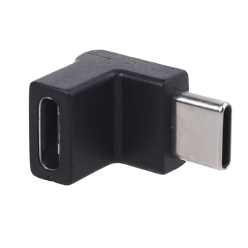 Gor in Dol Kota 90 Stopinj USB 3.1 Tip C Moški Ženski USB C Prilagodilnik Pretvornika