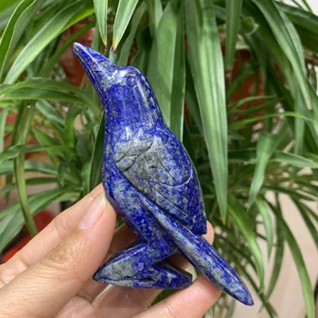 Naravni Lapis lazuli vklesan Ptica kipi Kristal Zdravljenja skulpture