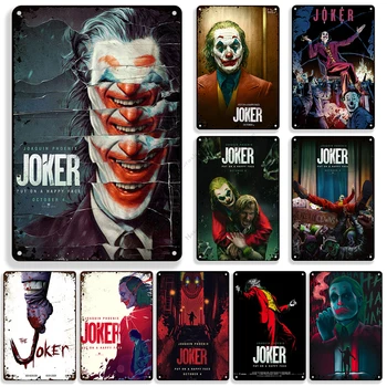 Klasični Filmski Plakat Joker Kovinski Plakat Retro Kovinske Plošče, Stene Ploščo Doma, Cafe Bar Stenski Dekor Kovinski Znak Zarjaveli Dekorativne Plošče