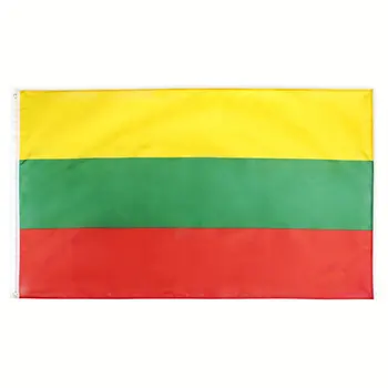 zwjflagshow brezplačna dostava 90x150cm Litva Nacionalno Zastavo, ki Visi Zastava Poliester Litva Zastavo, za dekoracijo,