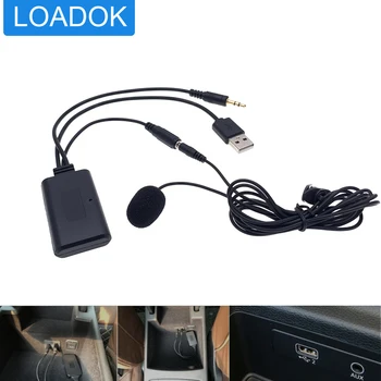 Univerzalni AUX V AUX USB Vmesnika Bluetooth 5.0 Mikrofon za Prostoročno MIC Adapter Za Volvo C30, S40 V40 V50 S60 S70 C70 V70 XC70 S80