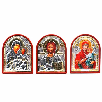 Pravoslavne Ikone Cerkev posoda Lod jezus/devica Marija Ikono
