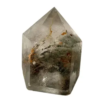Naravna ZELENA FANTOM KRISTALNO quartz crystal točke mineralne kamne energije Zdravilnimi kristali